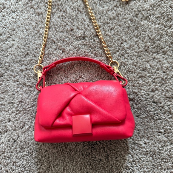 A New Day Red Mini Bag with Gold Chain - Picture 3 of 5
